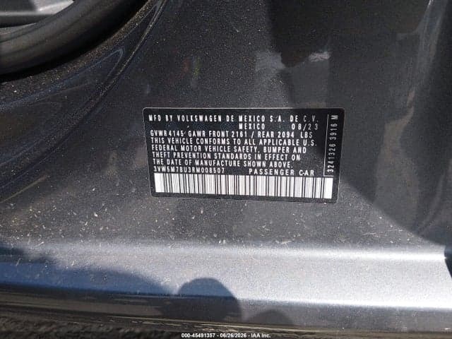 2024 VOLKSWAGEN JETTA 1.5T S 9