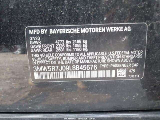 2020 BMW 330I XDRIVE 9