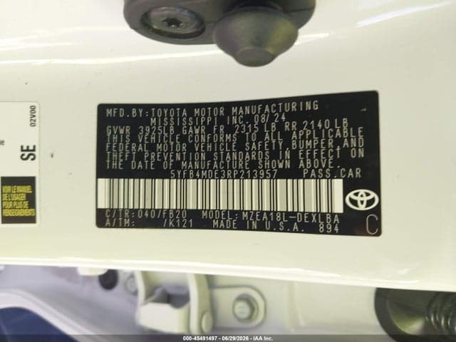 2024 TOYOTA COROLLA LE 9