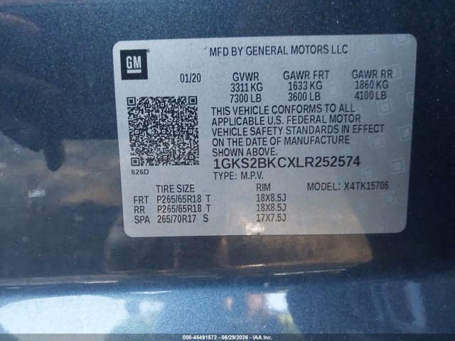 2020 GMC YUKON 4WD SLT 9