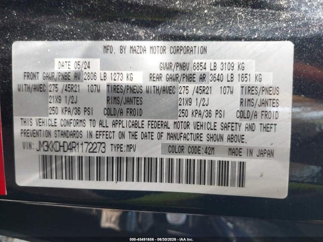 2024 MAZDA CX-90 3.3 TURBO PREMIUM 9