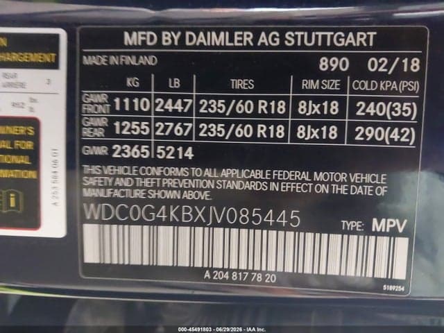 2018 MERCEDES-BENZ GLC 300 4MATIC 9