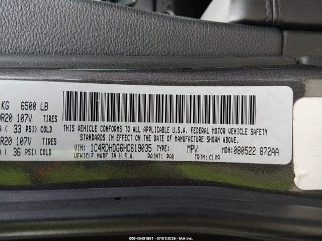 2017 DODGE DURANGO GT RWD 4