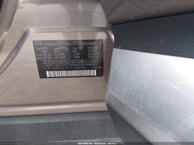 2020 HYUNDAI SANTA FE SEL 9