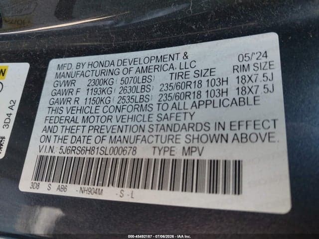 2025 HONDA CR-V HYBRID SPORT-L 9