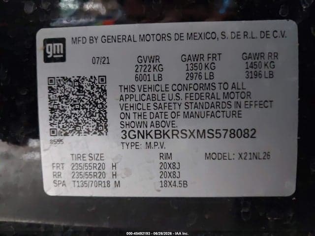 2021 CHEVROLET BLAZER AWD RS 9