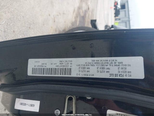 2019 DODGE CHARGER SXT RWD 9