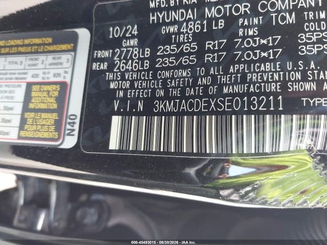 2025 HYUNDAI TUCSON SE 9