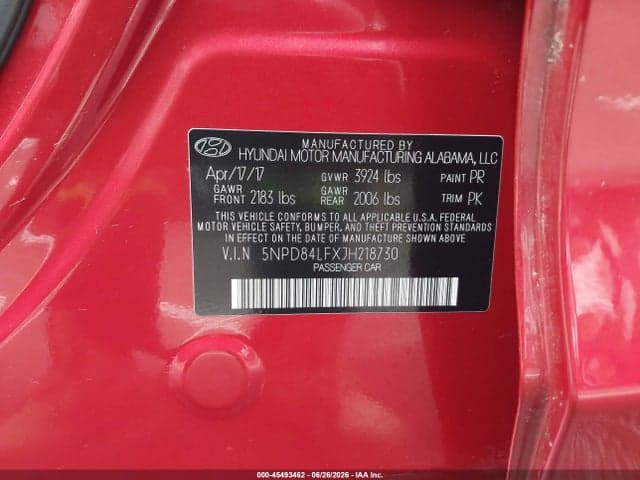 2018 HYUNDAI ELANTRA SEL 9