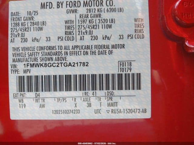 2026 FORD EXPLORER ST 9
