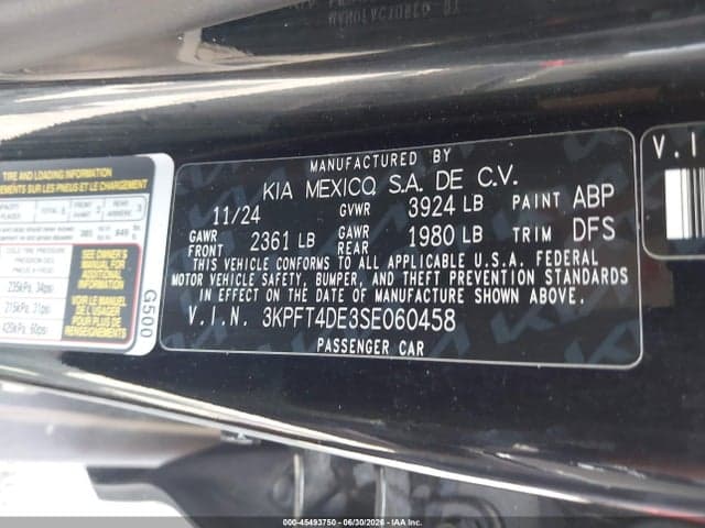 2025 KIA K4 LXS 9