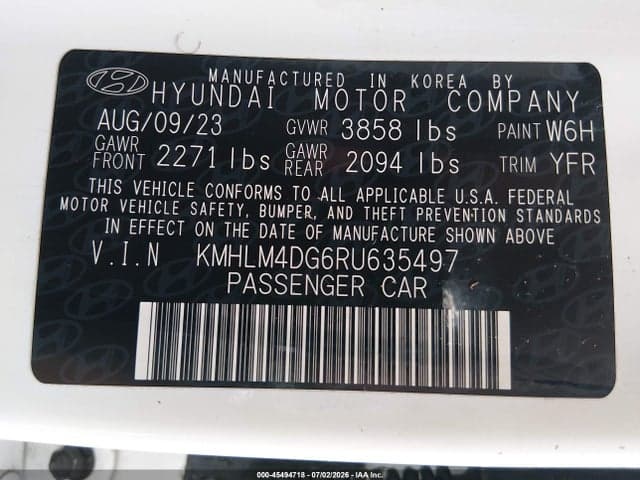 2024 HYUNDAI ELANTRA SEL 9