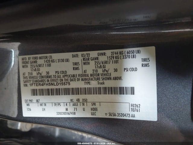 2022 FORD RANGER XLT 9