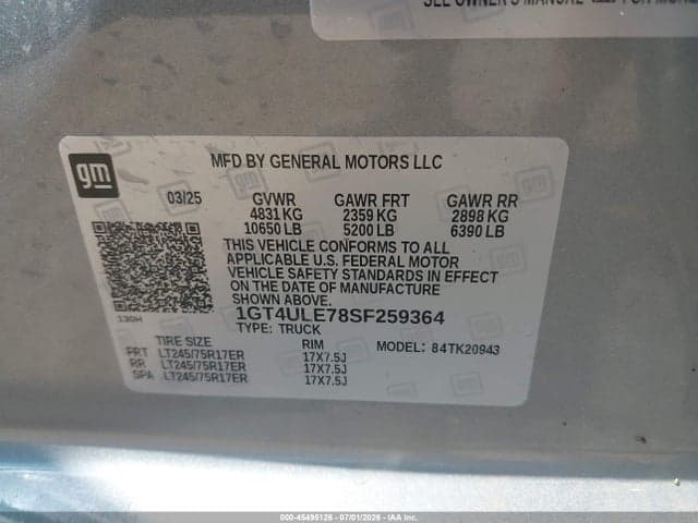 2025 GMC SIERRA 2500HD 4WD LONG BED PRO 9