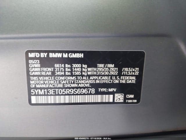 2024 BMW X5 M COMPETITION 9