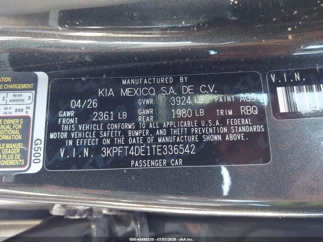 2026 KIA K4 LXS 9