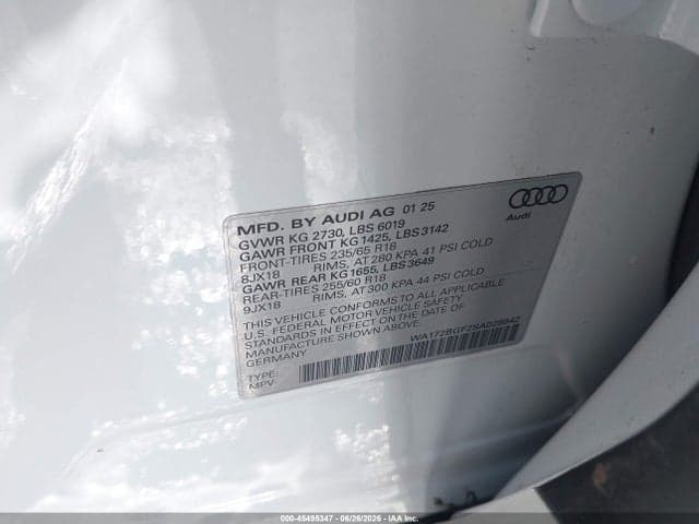 2025 AUDI Q6 E-TRON PREMIUM 9