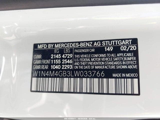 2020 MERCEDES-BENZ GLB 250 9