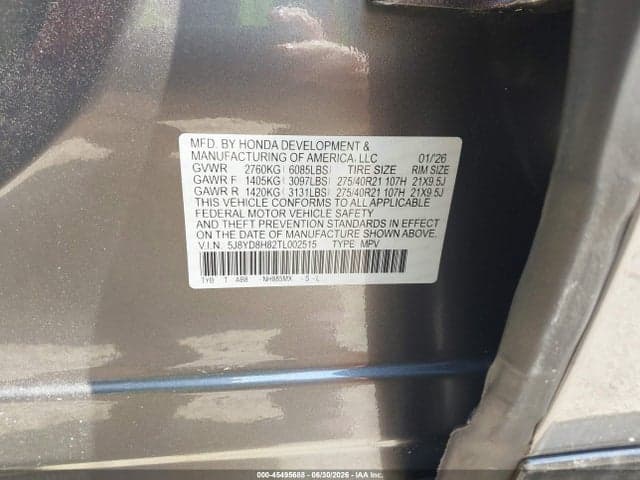 2026 ACURA MDX TYPE S ADVANCE PACKAGE 9