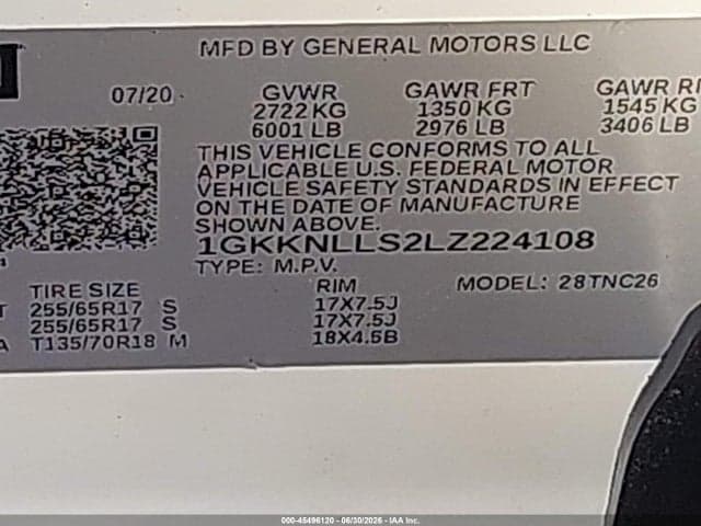 2020 GMC ACADIA AWD AT4 9