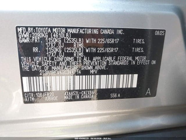2025 TOYOTA RAV4 LE 9