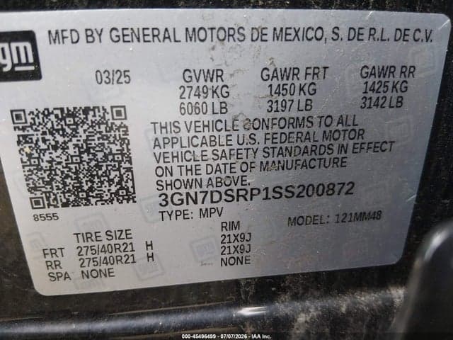 2025 CHEVROLET EQUINOX EV RS 9