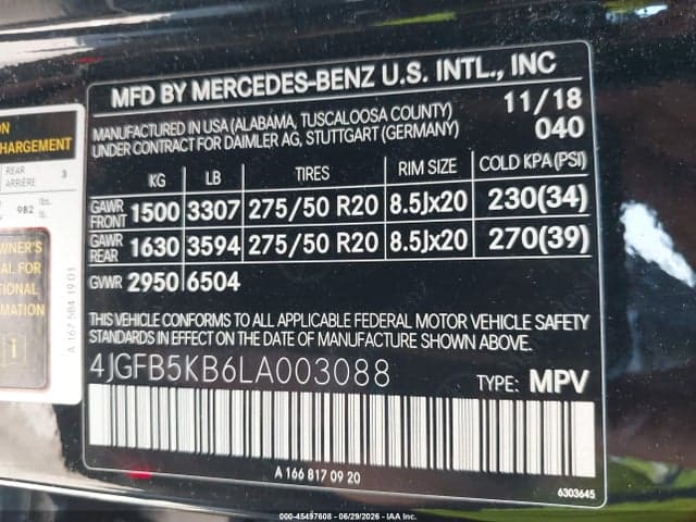 2020 MERCEDES-BENZ GLE 450 4MATIC 9