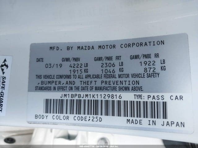 2019 MAZDA MAZDA3 9