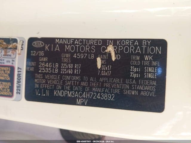 2017 KIA SPORTAGE LX 9
