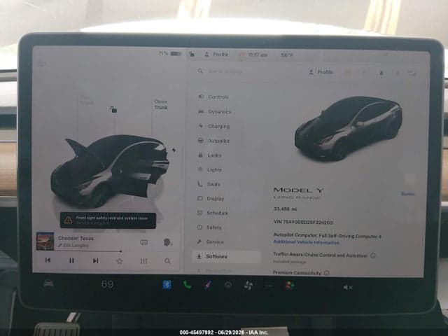 2025 TESLA MODEL Y LONG RANGE DUAL MOTOR REAR-WHEEL DRIVE 7