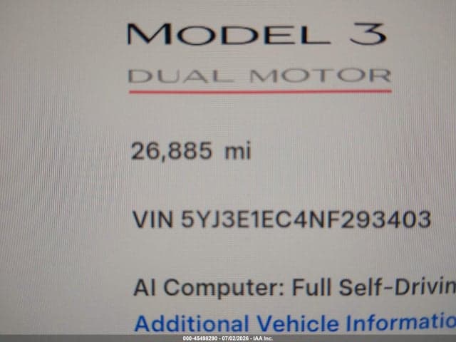 2022 TESLA MODEL 3 PERFORMANCE DUAL MOTOR ALL-WHEEL DRIVE 15