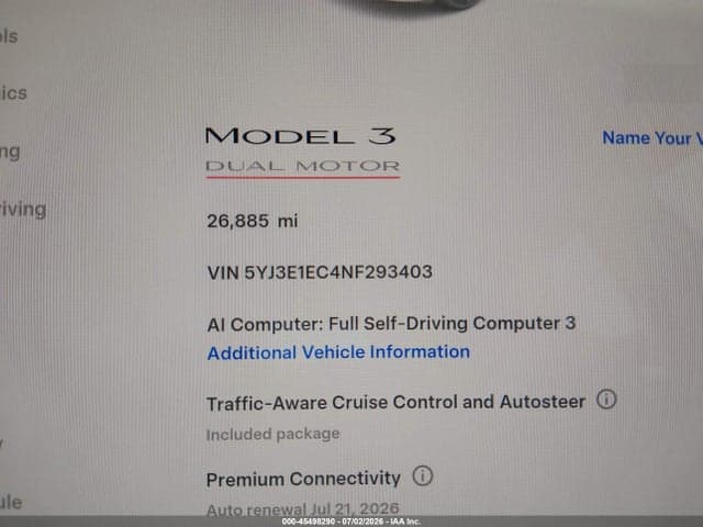 2022 TESLA MODEL 3 PERFORMANCE DUAL MOTOR ALL-WHEEL DRIVE 7