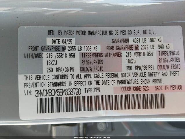 2025 MAZDA CX-30 2.5 S PREFERRED PACKAGE 9