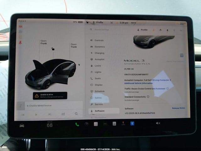 2021 TESLA MODEL 3 STANDARD RANGE PLUS REAR-WHEEL DRIVE 7