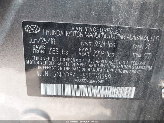 2018 HYUNDAI ELANTRA VALUE EDITION 9