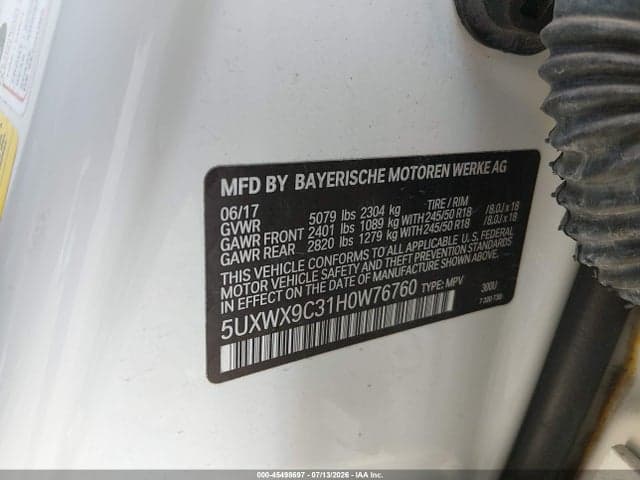 2017 BMW X3 XDRIVE28I 9
