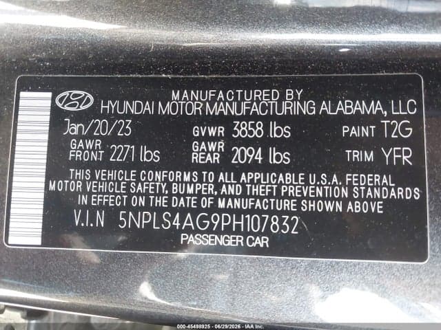 2023 HYUNDAI ELANTRA SEL 9