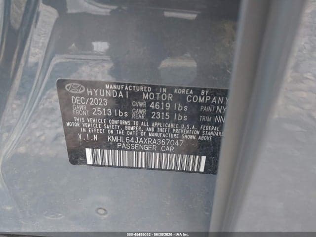 2024 HYUNDAI SONATA SEL 9