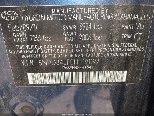 2017 HYUNDAI ELANTRA VALUE EDITION 9