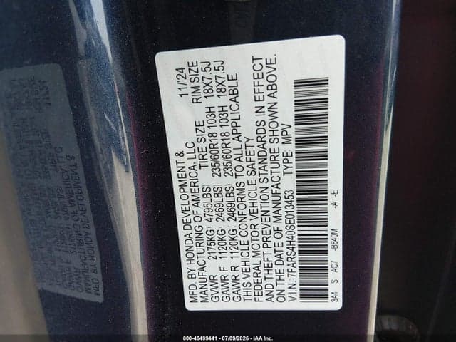 2025 HONDA CR-V EX AWD 9
