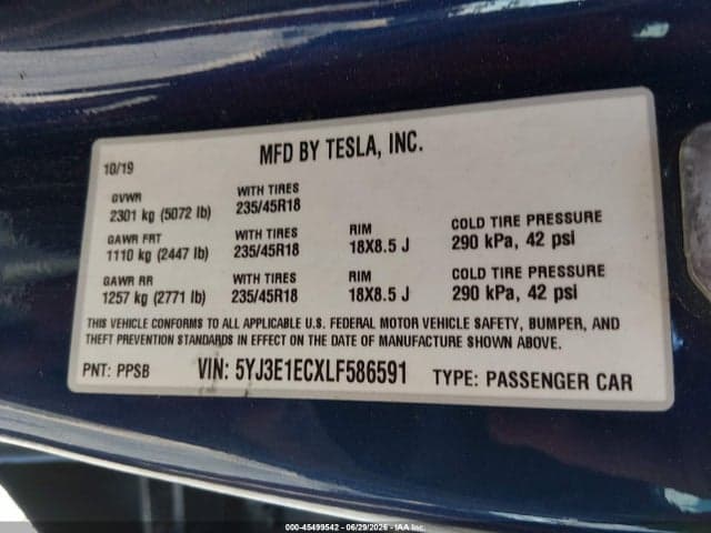 2020 TESLA MODEL 3 PERFORMANCE DUAL MOTOR ALL-WHEEL DRIVE 9
