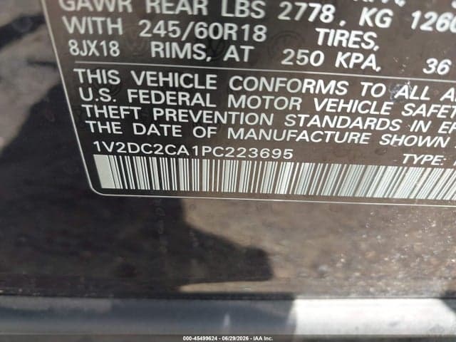 2023 VOLKSWAGEN ATLAS CROSS SPORT 2.0T SE 9