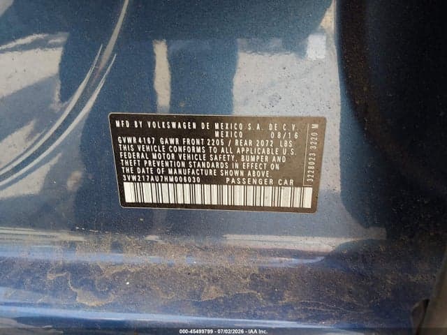 2017 VOLKSWAGEN GOLF TSI WOLFSBURG EDITION 4-DOOR 9