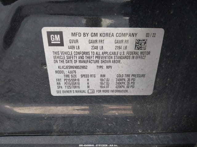 2022 BUICK ENCORE AWD PREFERRED 9