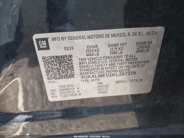 2019 GMC TERRAIN SLE 9