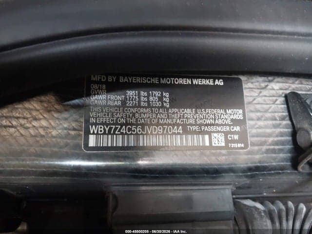 2018 BMW I3 94AH W/RANGE EXTENDER 9
