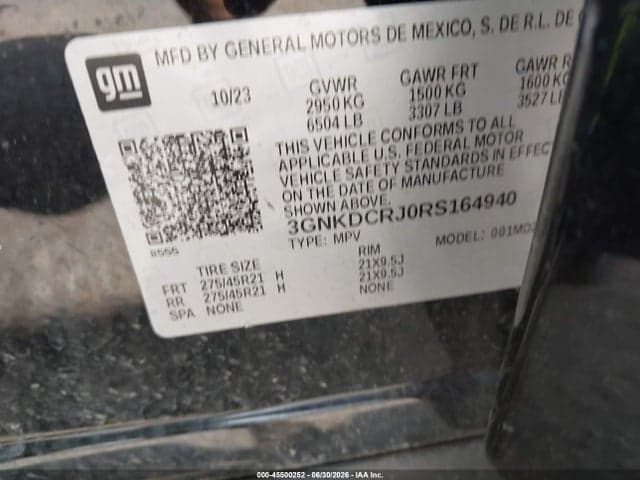 2024 CHEVROLET BLAZER EV EAWD RS 9