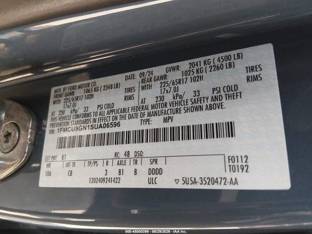 2025 FORD ESCAPE ACTIVE 10