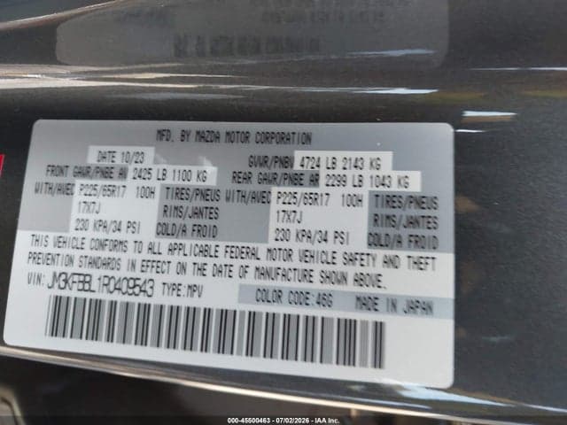 2024 MAZDA CX-5 2.5 S SELECT 9