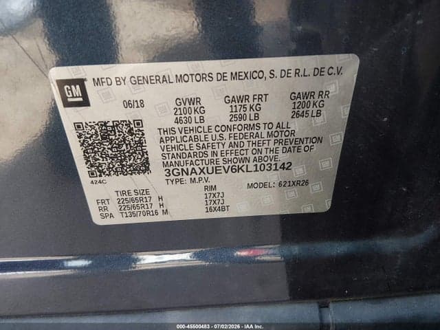 2019 CHEVROLET EQUINOX LT 9